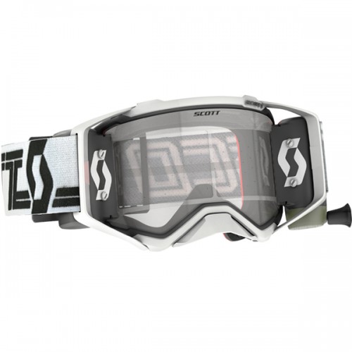 OCULOS SCOTT PROSPECT WFS - PRETO / BRANCO - LENTE CLARA 